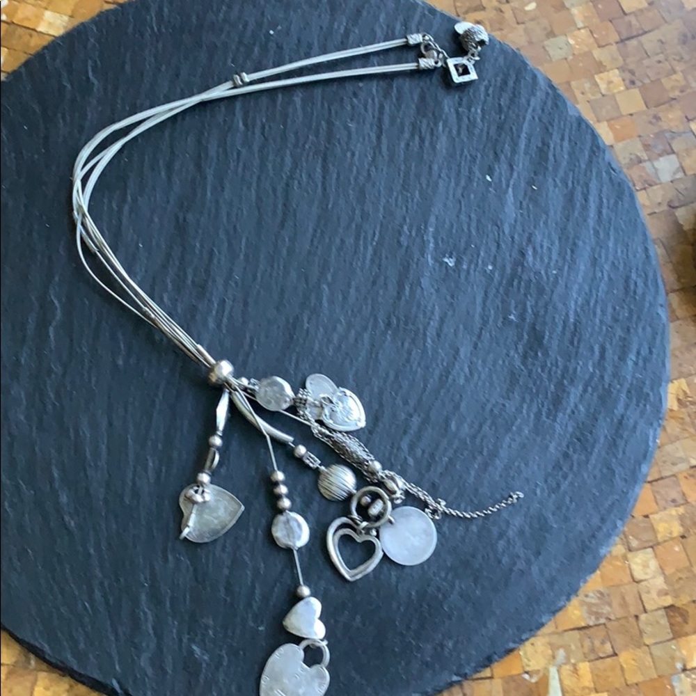 Gas bijoux silver necklace